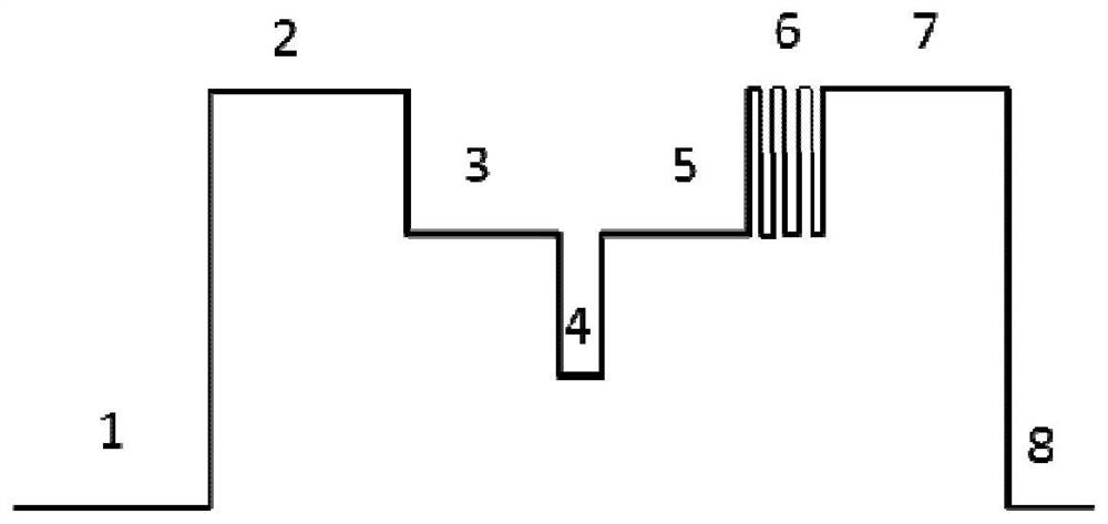 A kind of algainp semiconductor laser with superlattice confinement layer