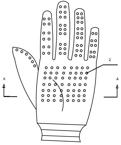 Work glove and manufacturing process thereof