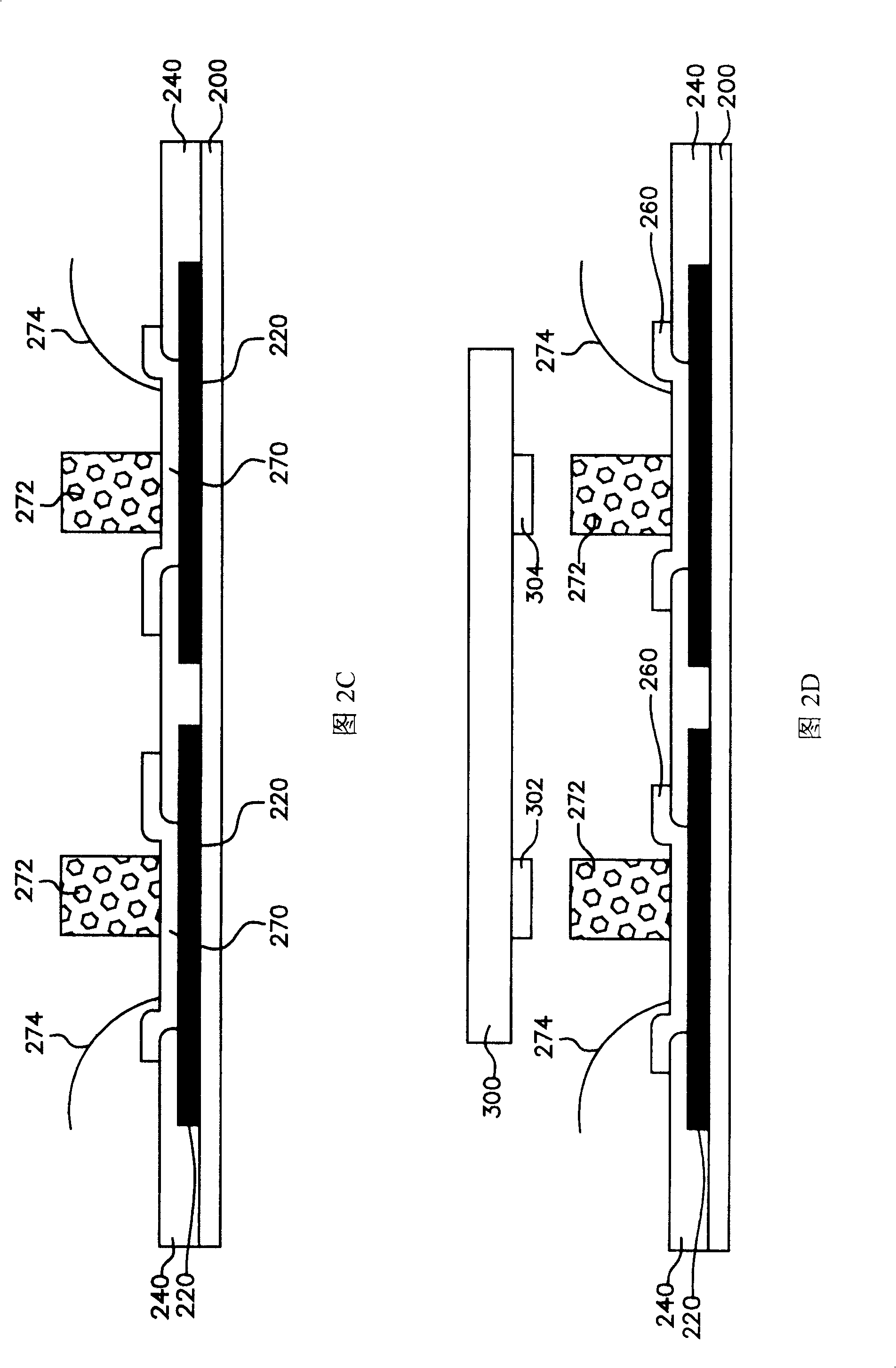 Structure of package using coupling and its forming method