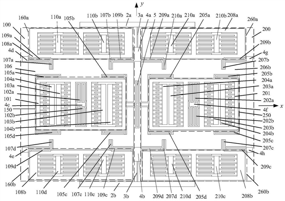 Decoupled dual-mass silicon micromachined vibrating gyroscope structure