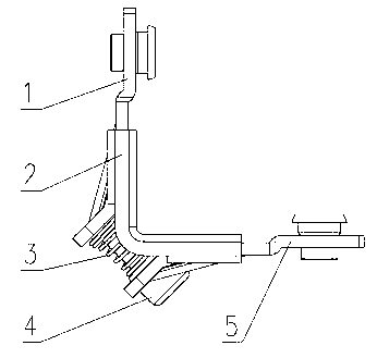 Doorframe connecting piece