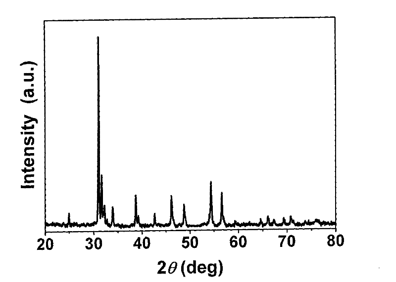 Preparation method of iron-based REFeAsO1-xFx superconducting material