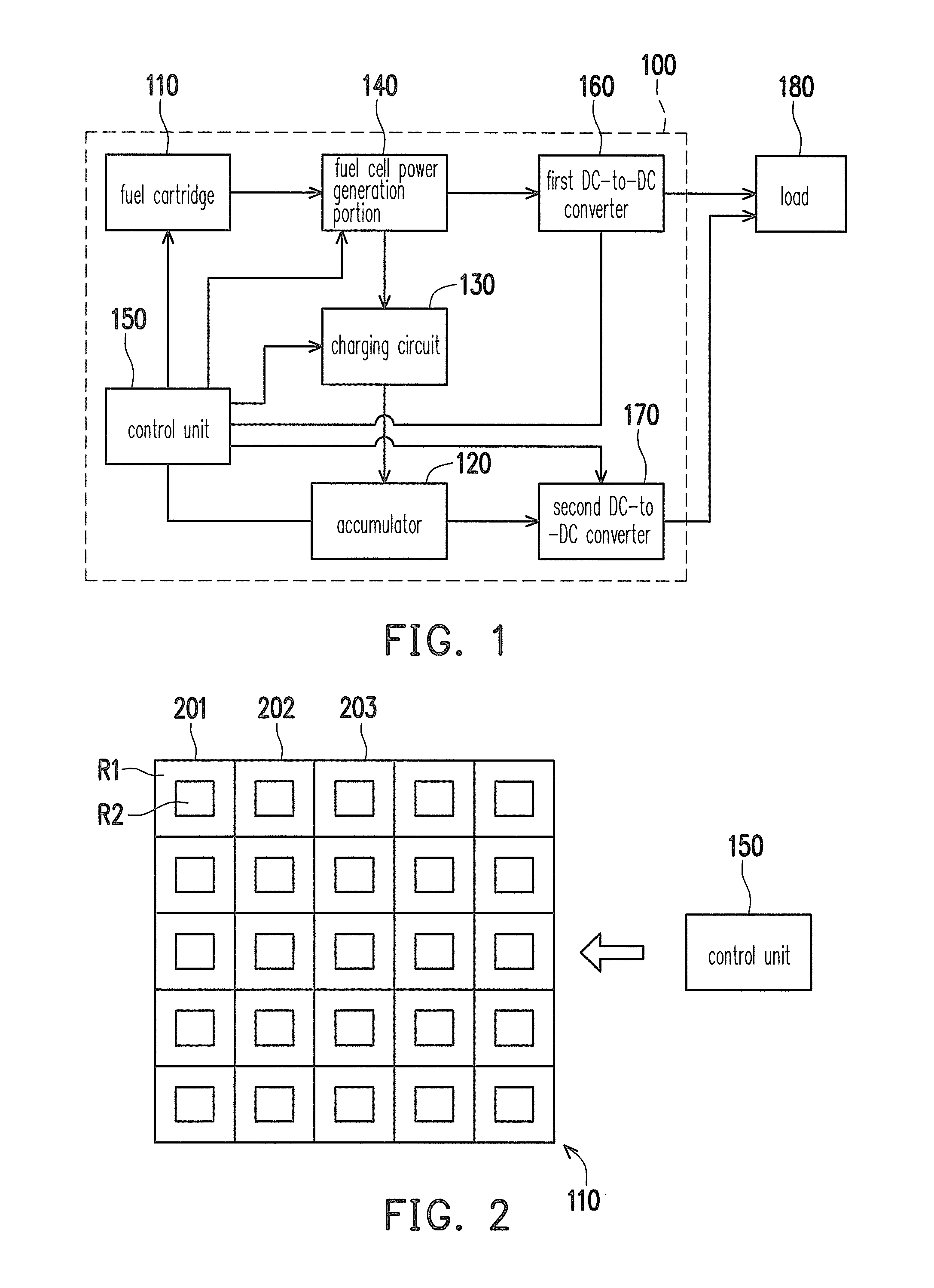 Powering method and powering device of fuel cell