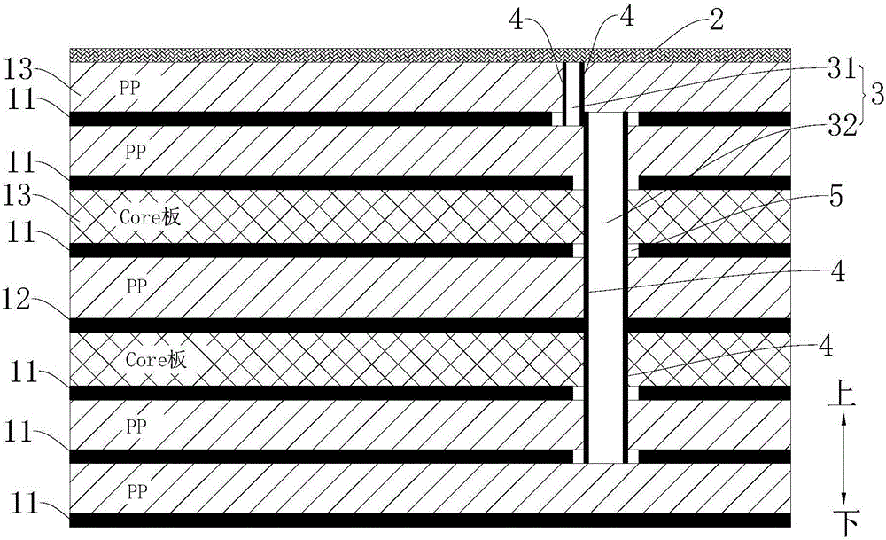 Grounding structure of shielding support of mobile terminal and mobile terminal