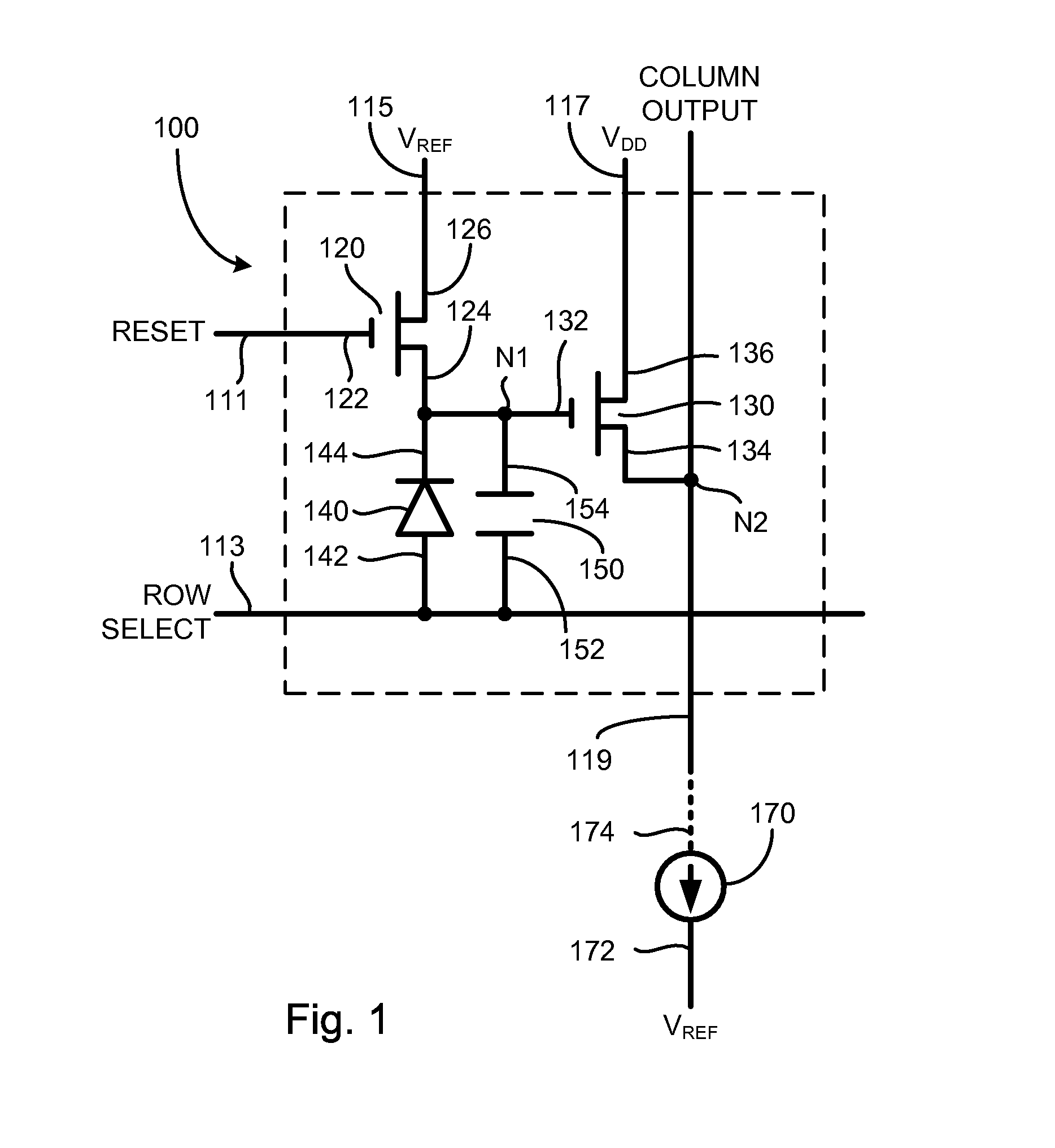 Active pixel senor circuit