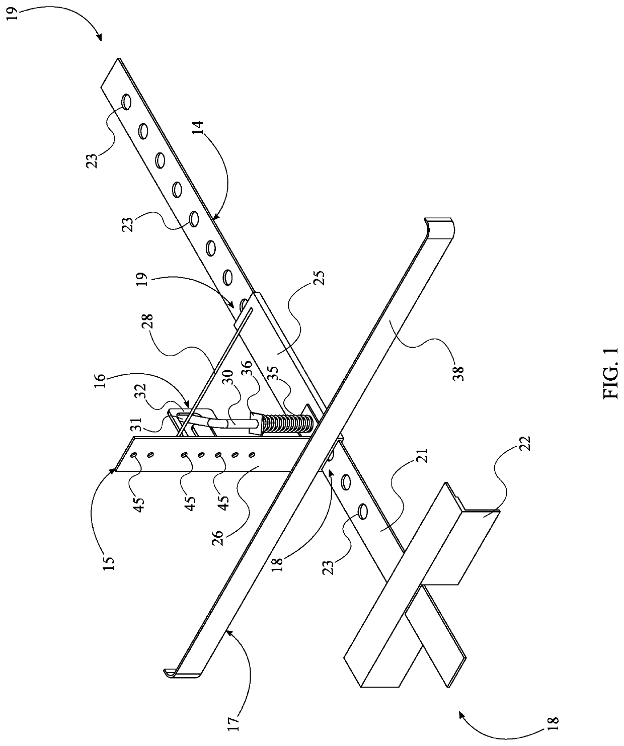 Lockable Cargo Retaining Apparatus