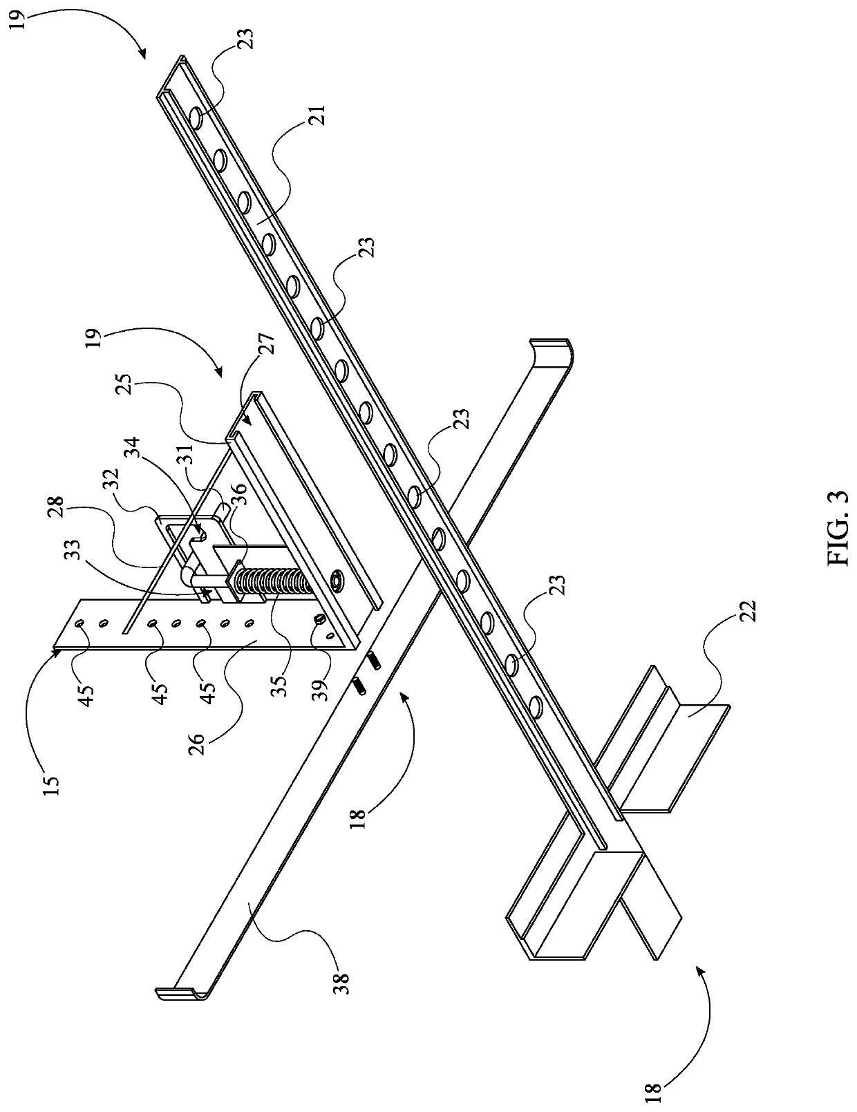 Lockable Cargo Retaining Apparatus