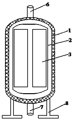 High-strength bag-type filtering apparatus