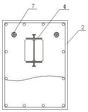 Composite column composite beam frame with built-in tube high-strength concrete core column and its construction method