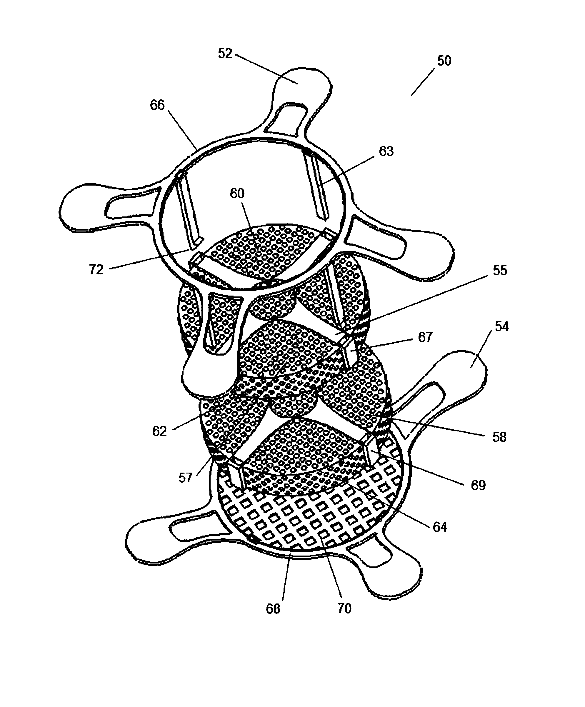 Implantable device for delivery of therapeutic agents