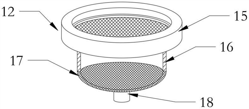 Novel automatic cleaning backflow mechanism for polyferric sulfate research and development and working method