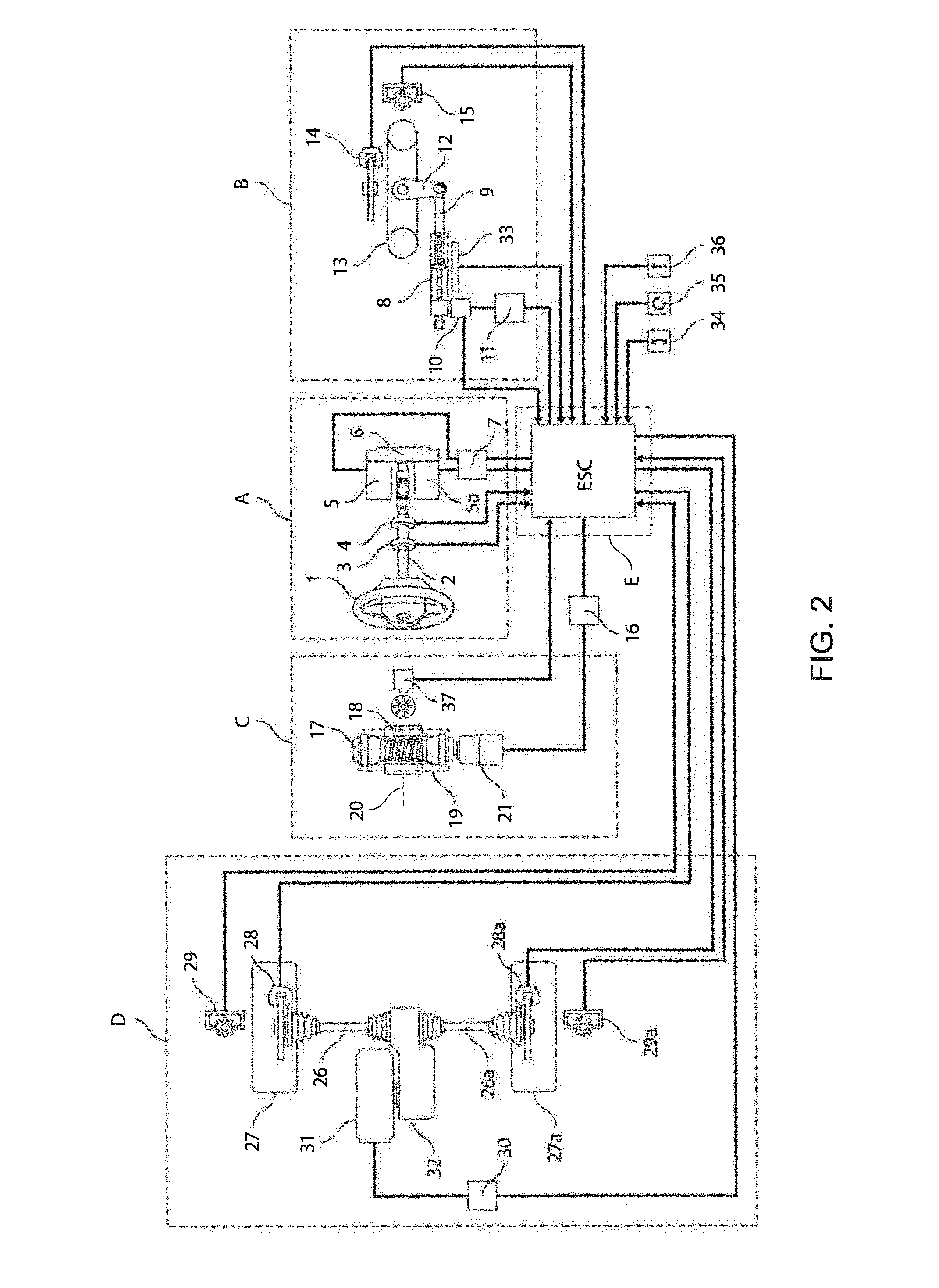 Steering and control systems for a three-wheeled vehicle
