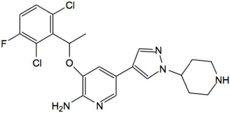 Preparation method of crizotinib intermediate