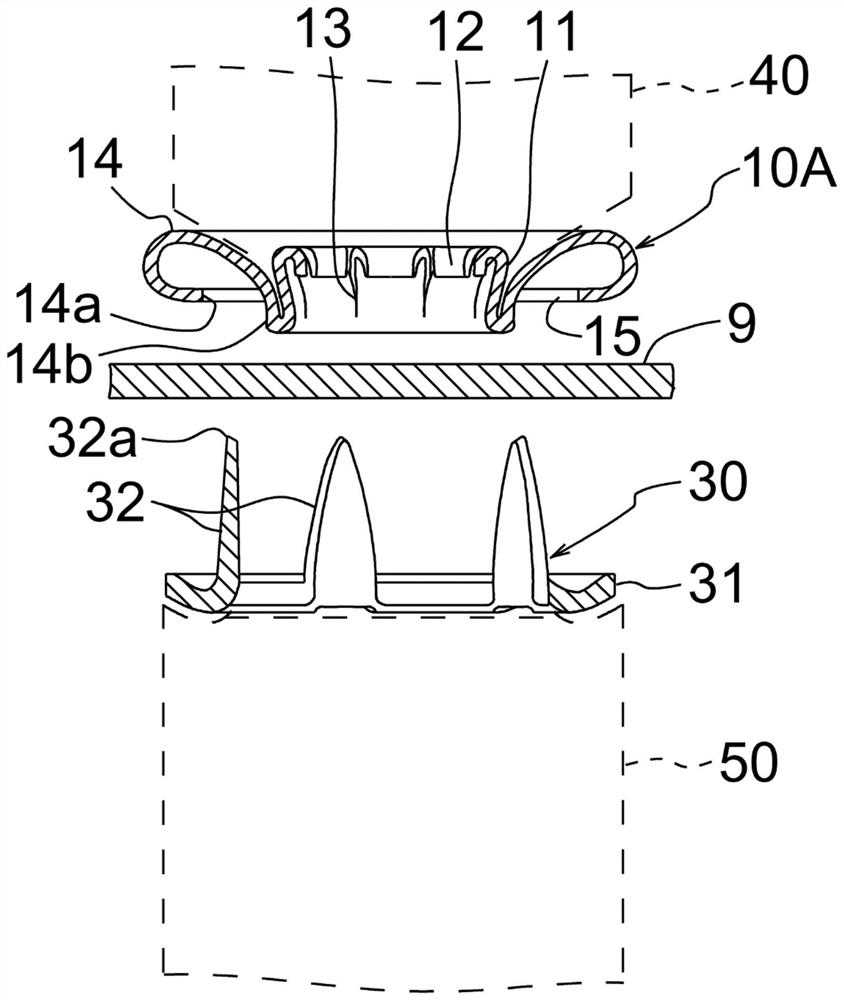 Snap-on inspection device