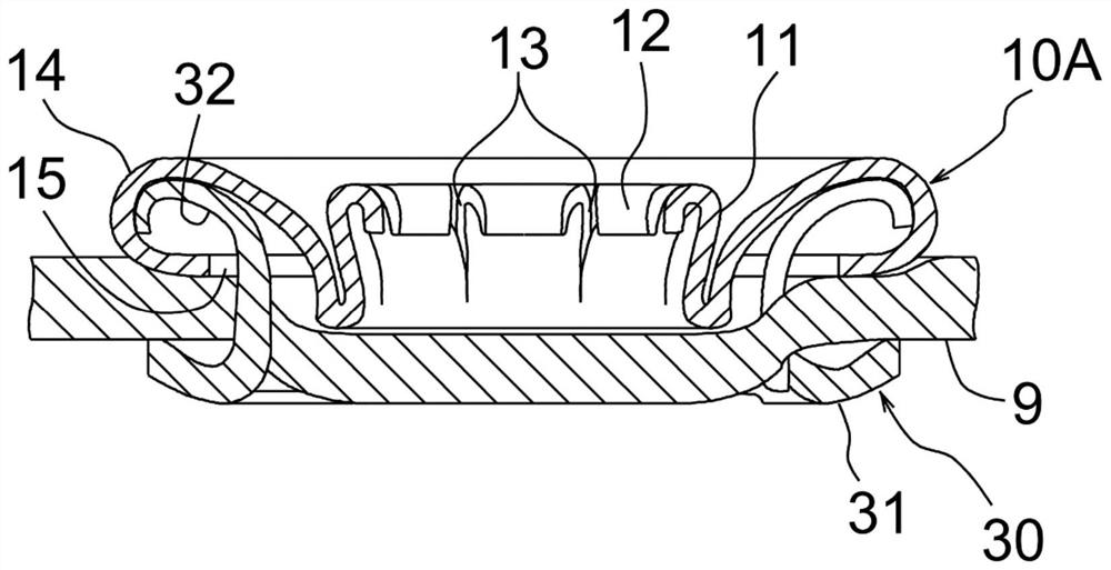 Snap-on inspection device