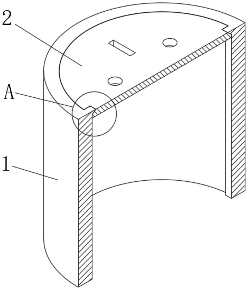 A three-point contact rotary safety waterproof socket