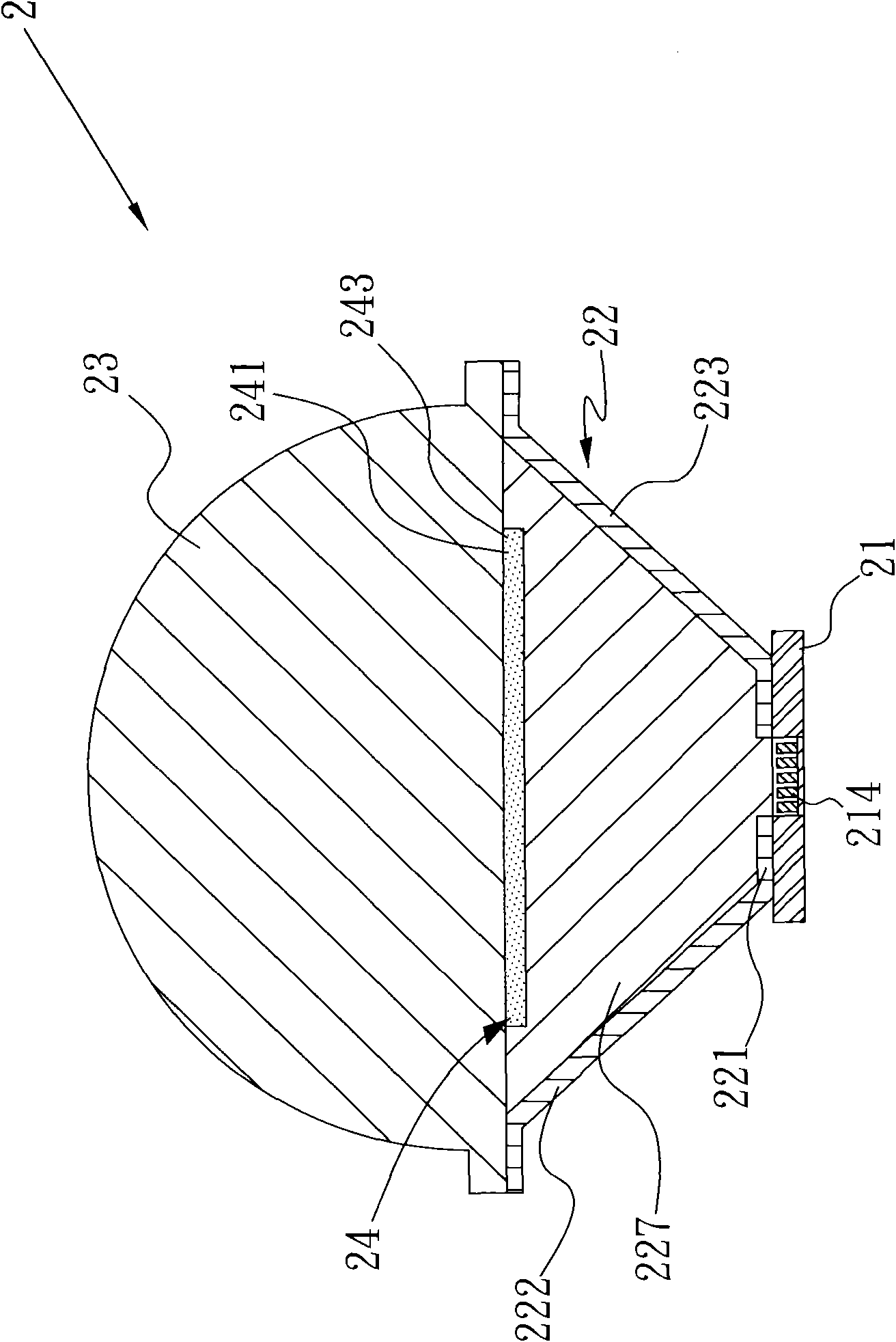 Improvement of light-emitting diode (LED) module and lighting fixture structure