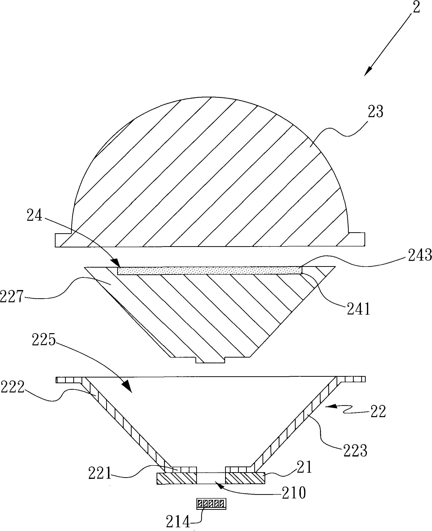 Improvement of light-emitting diode (LED) module and lighting fixture structure