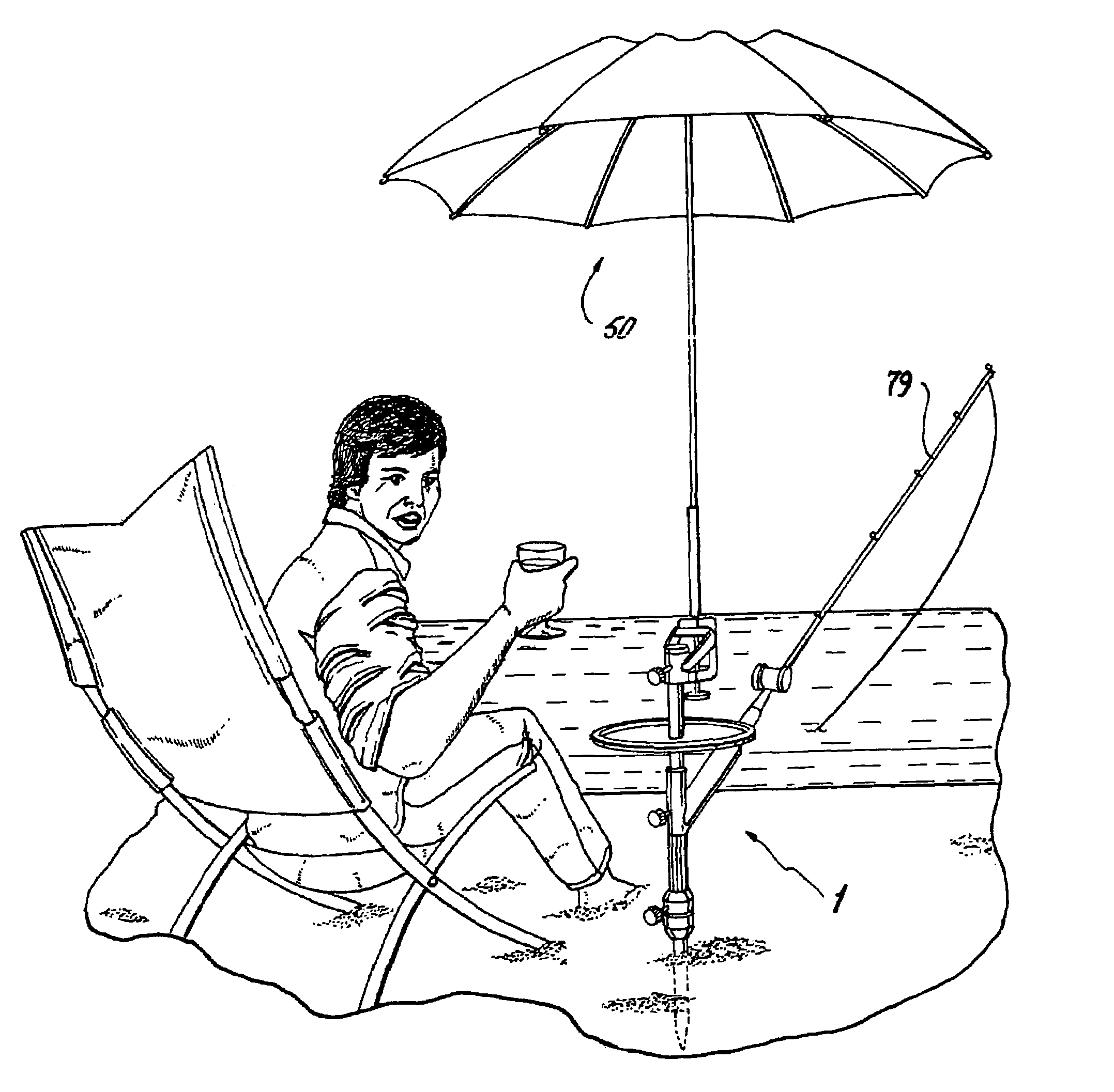Multi-mode beach umbrella anchor