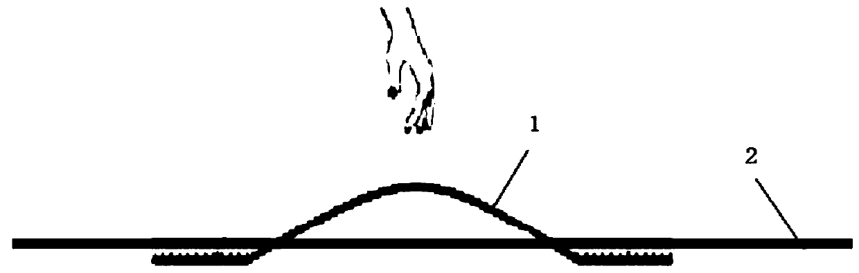 Application of a polyethylene polyamide composite film for carton handles