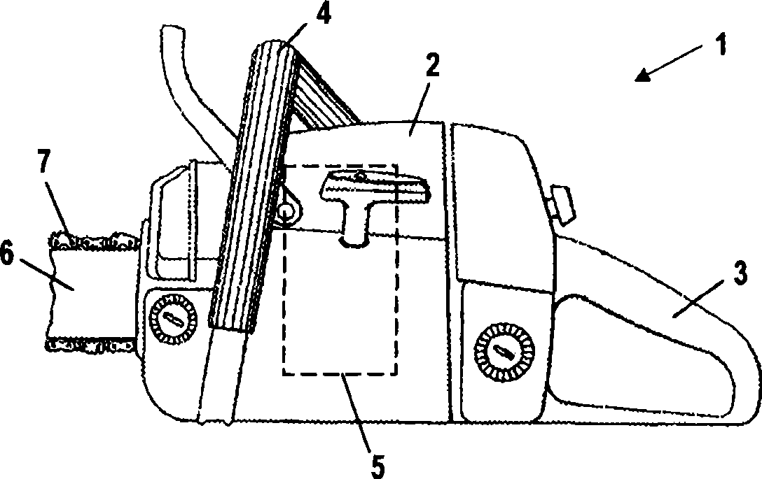 Guide bar arrangement