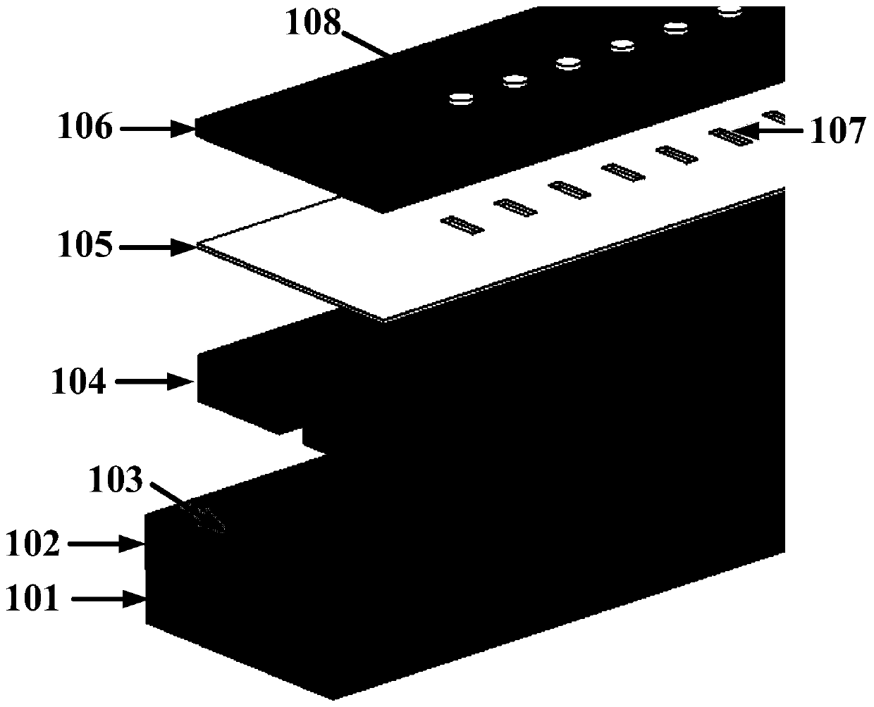 Silicon-base nano-antenna with unidirectional radiation characteristic