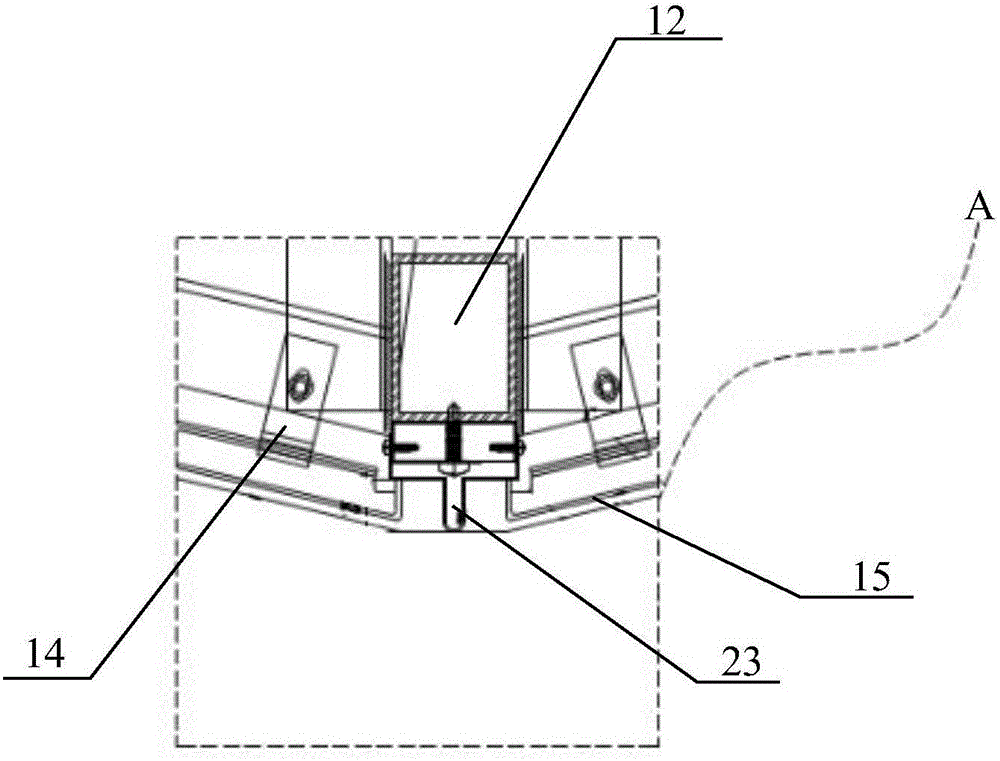 Wall surface aluminum plate system and installing method thereof