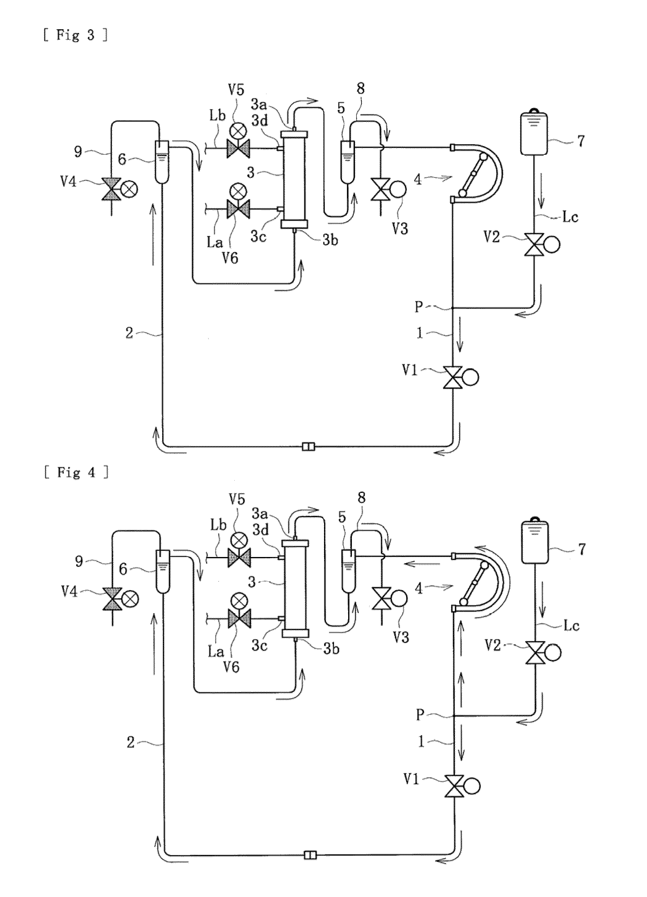 Blood purification apparatus and priming method thereof