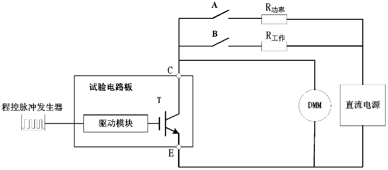 Performance degradation testing method of insulated gate bipolar transistor