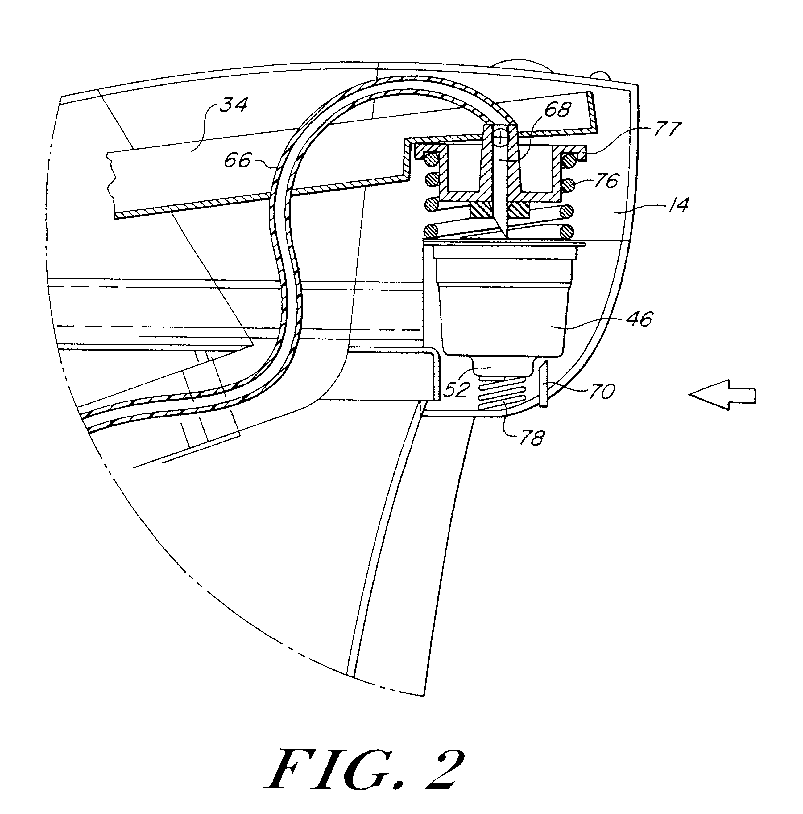 Two step puncturing and venting of single serve filter cartridge in a beverage brewer
