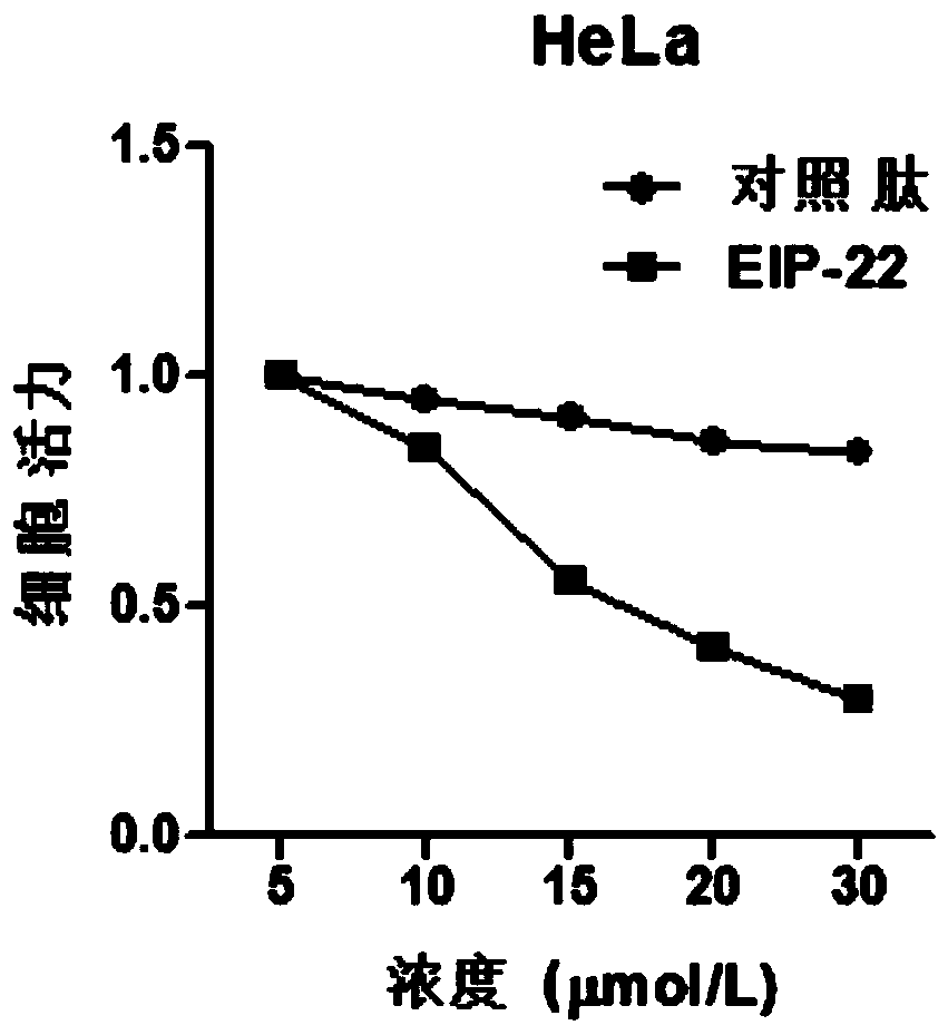 A kind of polypeptide eip-22 that can antagonize the rna binding activity of ewsr1 protein and its application