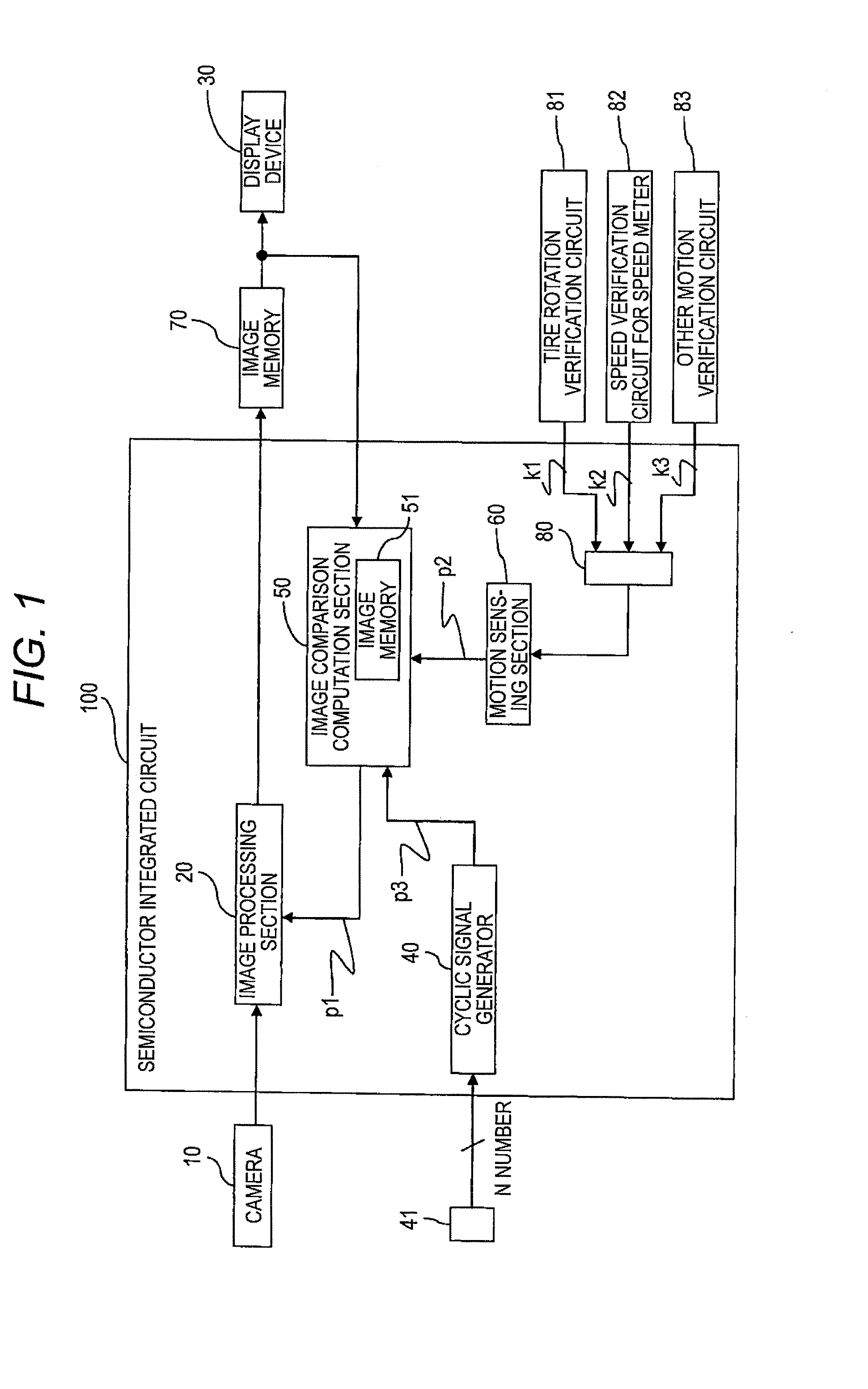 Monitoring system, method for controlling the same, and semiconductor integrated circuit for the same