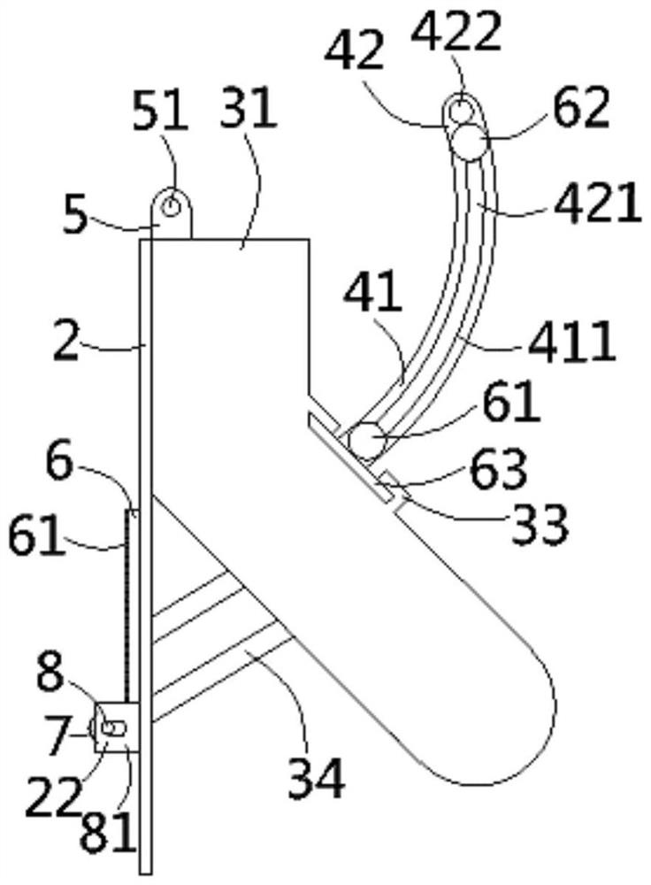 Sample sock storage frame for hosiery machine