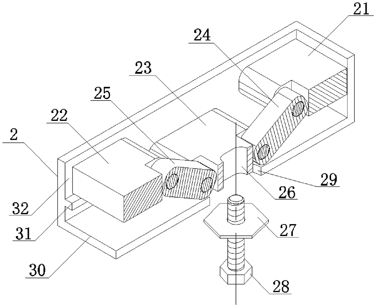 Shower room without screw installation structure