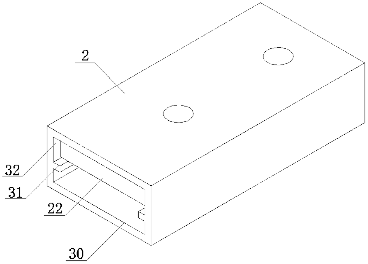 Shower room without screw installation structure