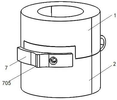 Folding stand column locking mechanism