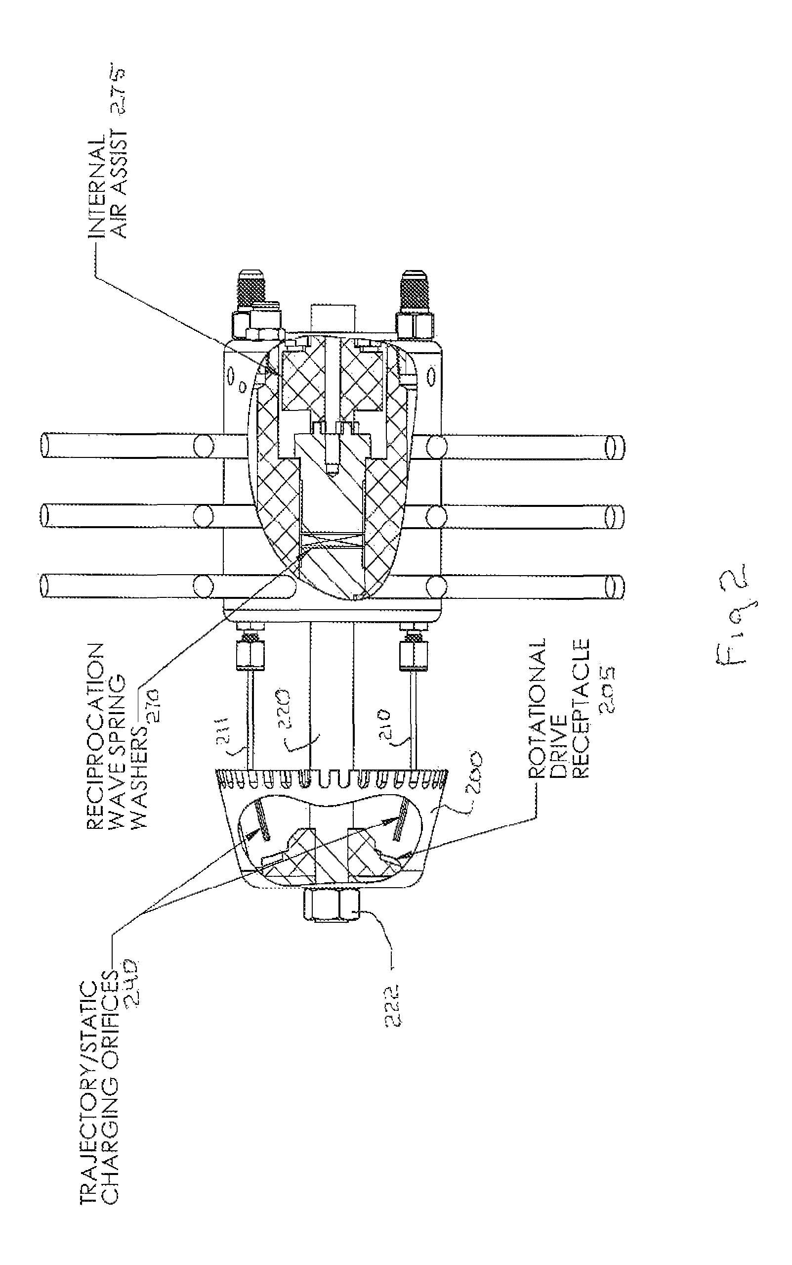 Imparted charge in situ pipelining device