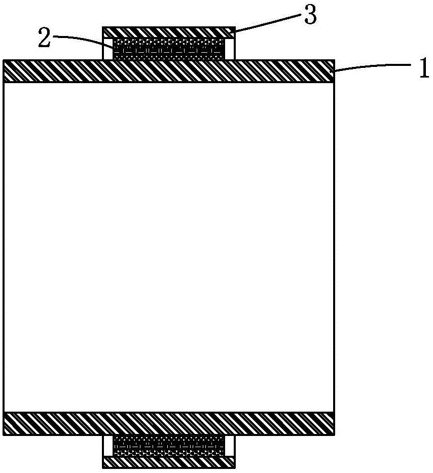 Low-frequency vibration isolation metamaterial shaft structure