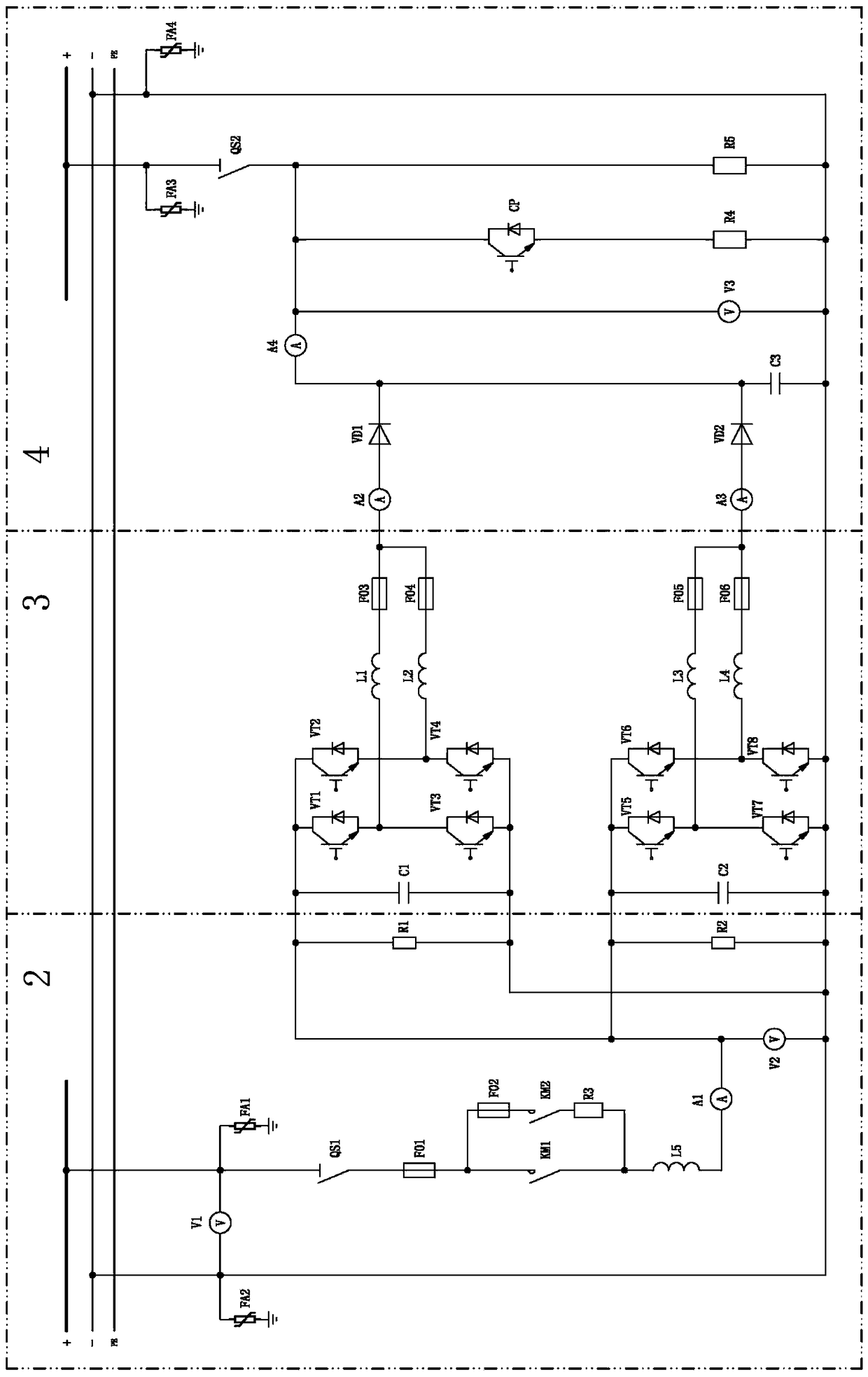 A high-power charging circuit and device