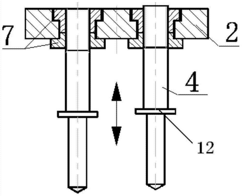 Single-coil, single-suction cup, multi-channel parallel direct-acting, multi-component solenoid valve