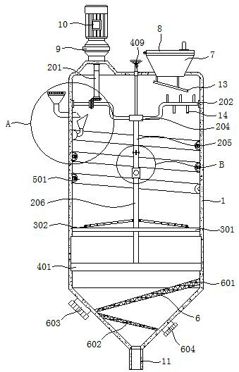 A frying machine for processing strange-flavored soybeans