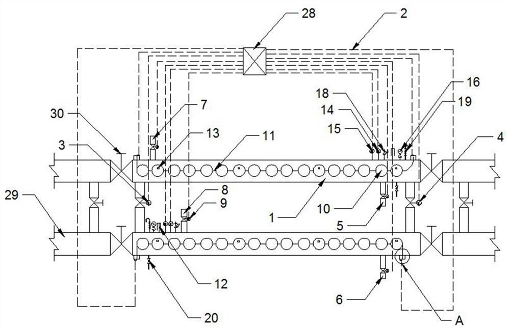 Pipeline type phase change heat reservoir with replaceable heat storage units and working method of pipeline type phase change heat reservoir