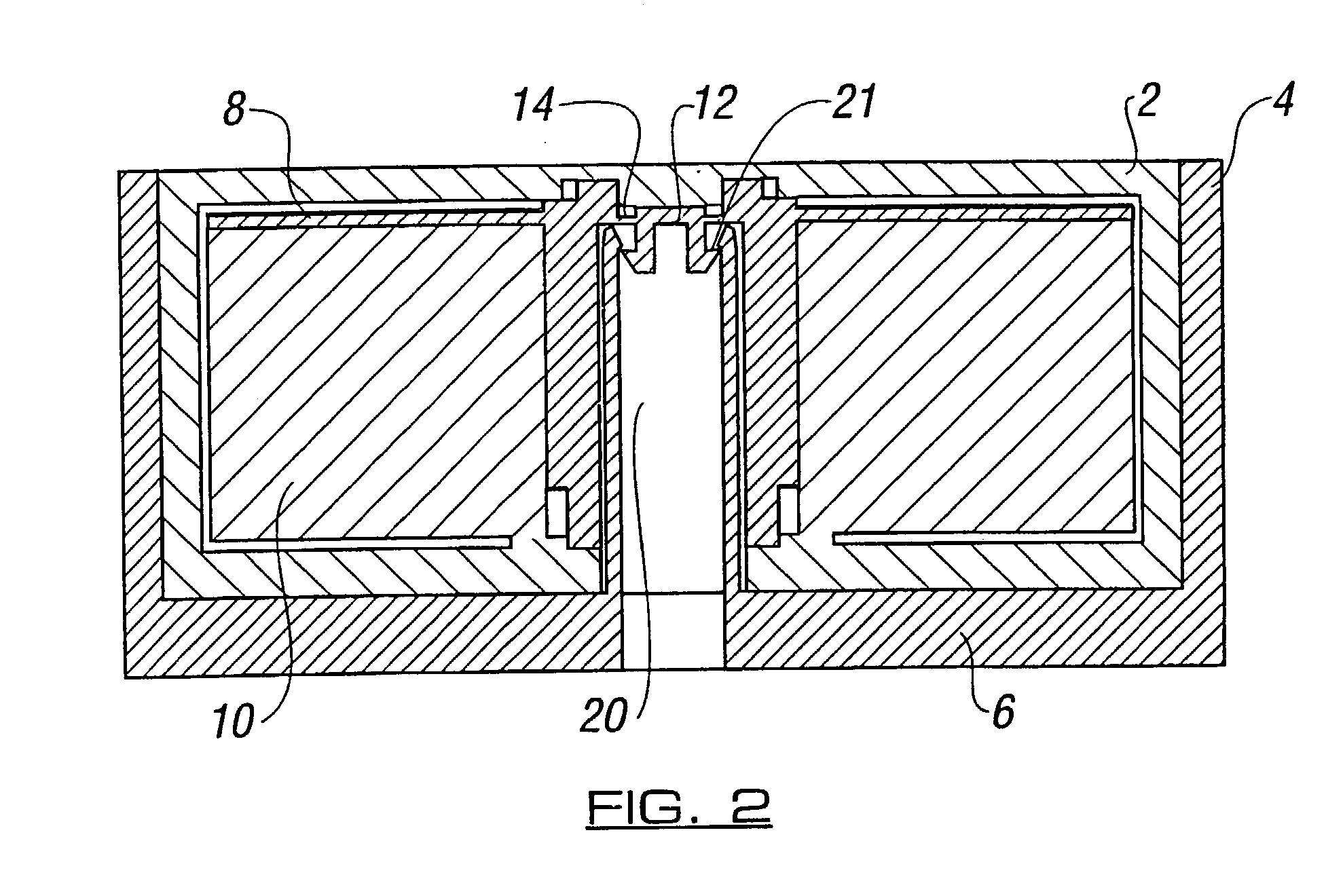 Refillable device with counting means