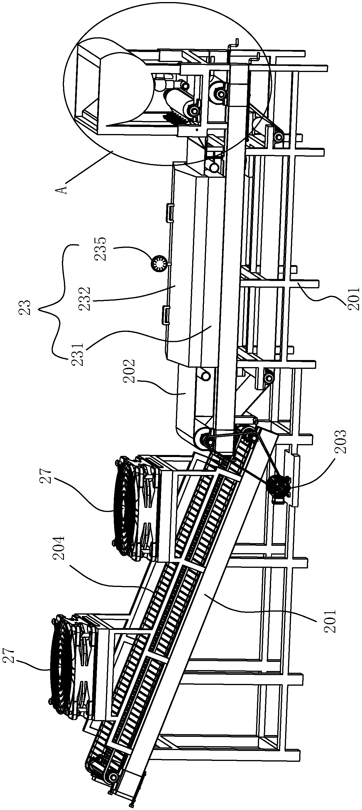 Pasting, steaming and cutting all-in-one machine for producing sheet jelly