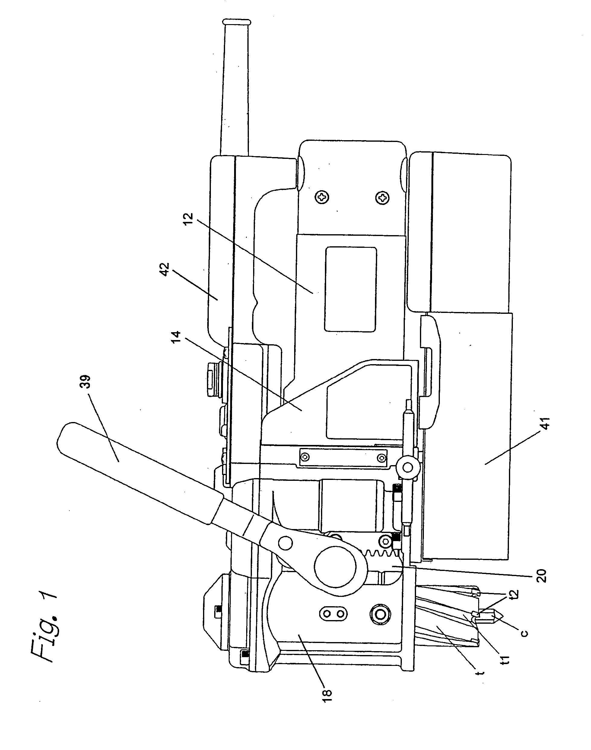 Electric drill apparatus