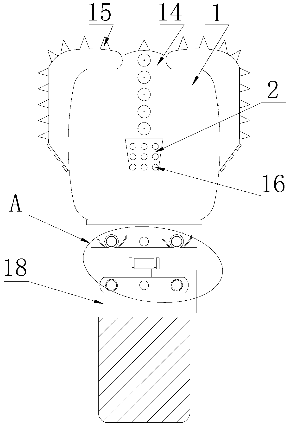 Nano-coating compensated matrix PDC drilling bit