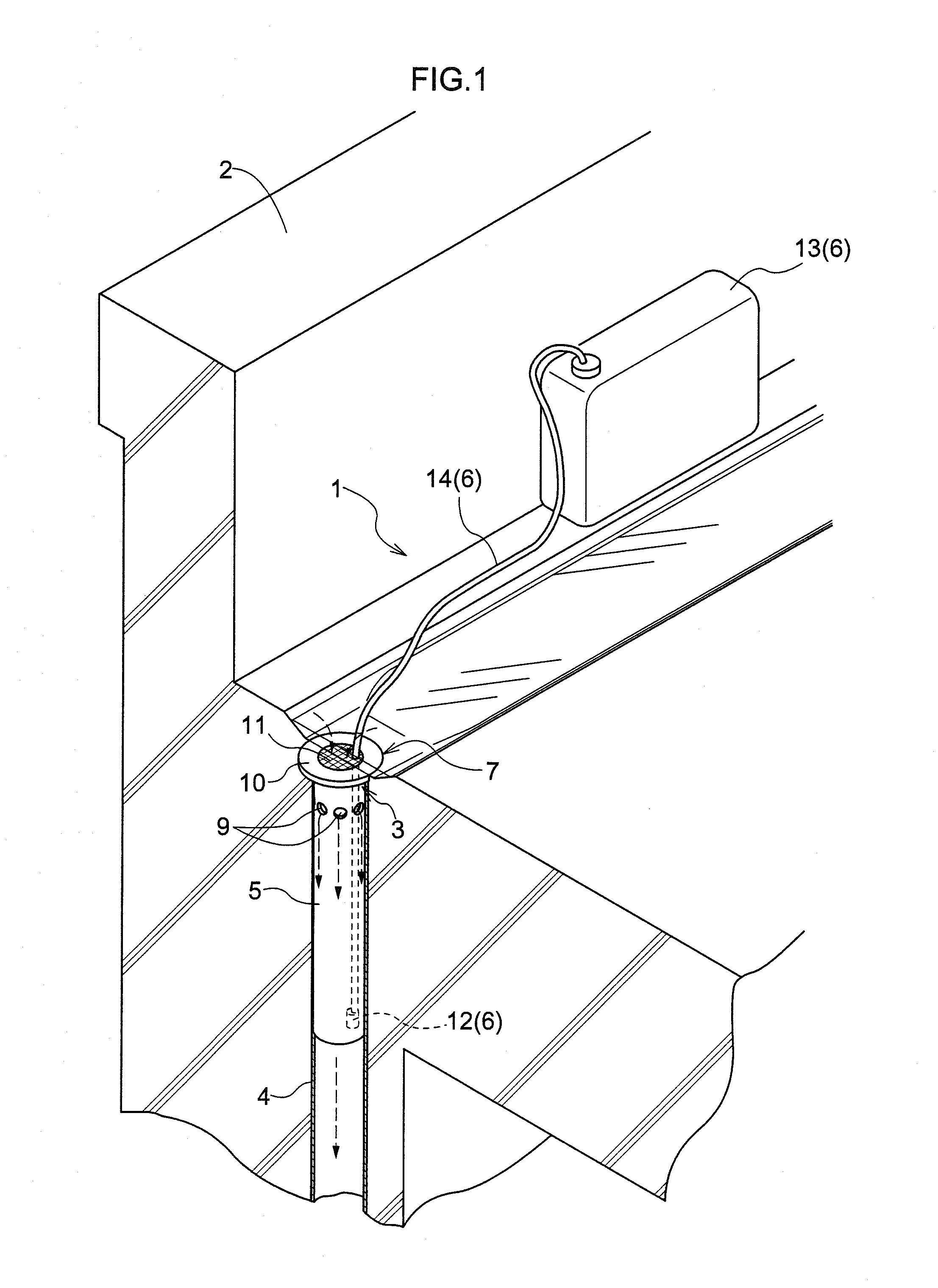 Rainwater catchment apparatus and plant cultivating system having rainwater catchment apparatus