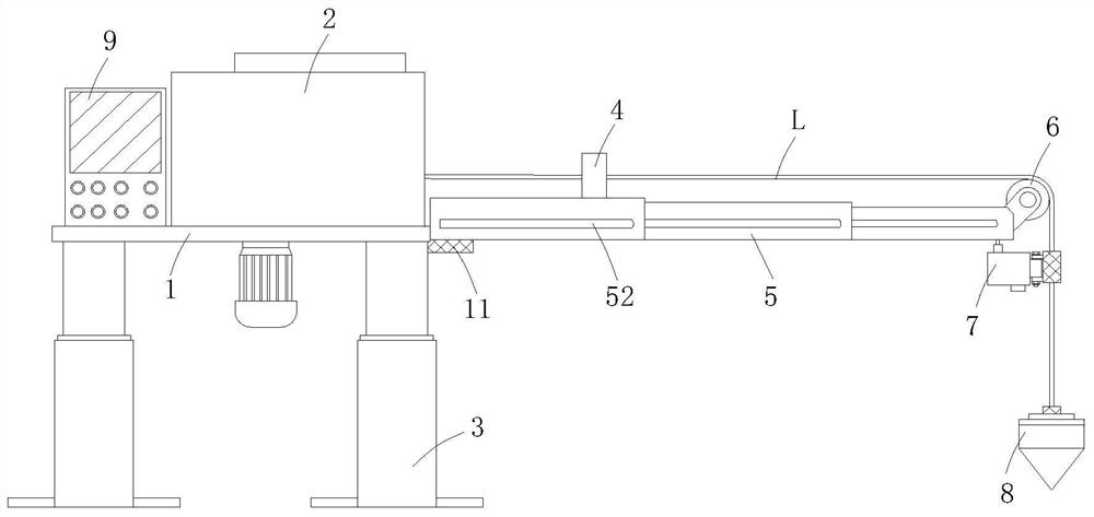 Water depth measuring device applied to water conservancy measurement