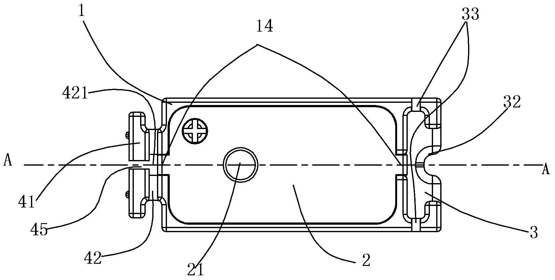 Connection lock catch and necklace provided with same