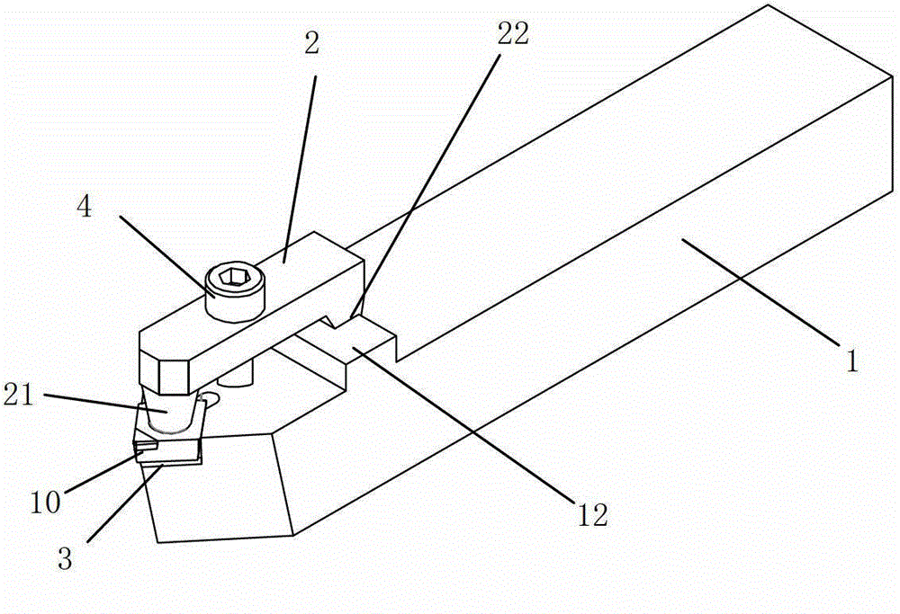 Dedicated jig for numerical control knife machine